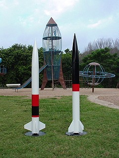 PML Tethys and Patriot rockets