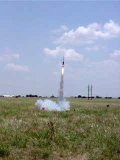 PML Tethys rocket launching
