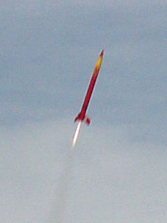 One of Dan's rockets